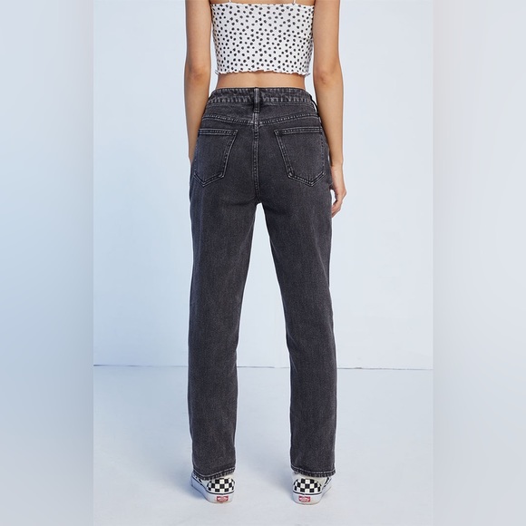 PacSun Black Washed Mom Jeans - Picture 3 of 16